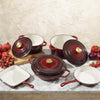 ProChef 26 cm Enameled Cast Iron Casserole Dish with Lid Round Slow Cooking Pot