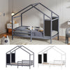 Kids Children Pine Wood Single Bed 3ft Bed Frame Solid Bedstead Base Safet Guard