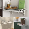 Folding Wall Mounted Table Drop-leaf Dining Table Laptop PC Desk Storage100*40cm