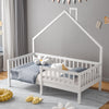 Wood Bed Frame Children Kids Toddler Bedstead Boys Girls Bedroom House Bed Frame