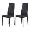 2/4/6 Dining Chairs Side Chairs High Back Velvet/Faux Leather Padded Seat Home