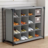 4 Tier 16 Cube Storage Shelf Cabinet Bookcase Display Shelves Organiser Shelving