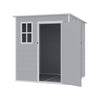 Waterproof Outdoor Garden Tool Storage Shed Pastic Bike Shed House Lockabl 6x6FT