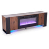 Wooden TV Stand and Fireplace Set for TVs 36 Inches Electric Fireplace Insert UK