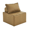 Free Combination Leather Sofa Cube with Detachable Backrest Sectional Floor Sofa