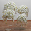 White Phalaenopsis Flower Ball Artificial Flower Wedding Party Deco