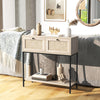2-tier Console Table Living Room Home Long Sofa Side Table w/Drawers