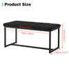 Velvet Padded Ottoman Stool Bed Bench Dining Bench Multicolor Livingroom Bedroom