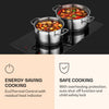 Induction Hob 30cm 2 Ring Glass Ceramic Electric Double Induction Range Cooker