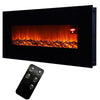 30" 34" 50" Electric Fire Suite White Mantel/Surround LED Flame Fireplace Heater