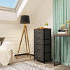Chest of Drawers Bedroom Furniture Storage Bedside Cabinet 5 Fabric Drawer