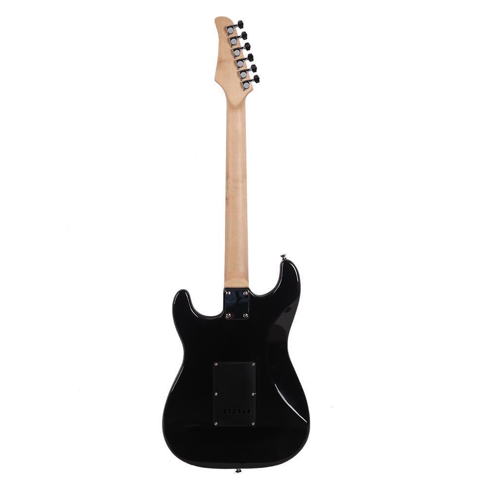 Glarry 39" GST 6 String Electric Guitar with Pickguard +Bag Strap Kit Right Hand