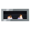 Bio Ethanol Fireplace Modern Wall Biofire 2/3 Burner Fire Place With Glass Panel