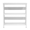 Slim Hall Desk Storage Shelf X-Design Shoe Rack Bookshelf Entryway Console Table