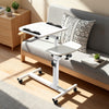 Bedside Table Adjustable Height 40X60X(60-80)CM Mobile Laptop Desk Adjustable