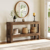 63-Inch Narrow Long Console Table for Living Room, Farmhouse Wood Entryway Table