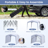 3 x 3M Pop up Canopy Tent w/ 4 Sidewalls Foldable Patio Shelter Gazebo