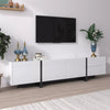 Modern TV Unit Cabinet TV Stand with Storage For Living Room High Gloss White