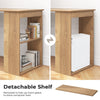 Modern Computer Desk Reversible Writing Desk Home Office Workstation w/ Shelf