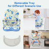 3 in 1 Baby Highchair Height Adjustable High Feeding Booster Seat Toddler Chair