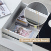 Coffee Table High Gloss Rectangular Living RoomFurniture 3Drawers Hidden Storage