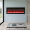Wall Mounted 50inch Insert LED Fireplace Electric Inset Media Fire Stove 12Color
