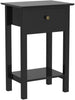 Bedside Cabinet with Drawer Wooden Nightstand with Shelf Bedside Table Bedroom