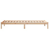 Long Bed Frame without 90x220 Solid Wood Pine T2Q6