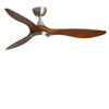 52" Ceiling Fan Chandelier Light 3 Color LED Remote Control Reverse/Timer/6Speed