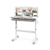 Kids Study Desk Height Adjustable Children Writing Table-Grey