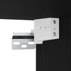 Black Oak Wall Cabinet 102x30x20 cm Made of Engineered Wood