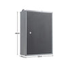 Garage Workshop Tool Storage Hanging Cabinet Wall Mounted Steel Locker Cupboard