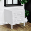 Metal Storage Cabinet 2 Drawers Filing Cabinet Office Under Desk Files Cabinets
