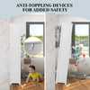 Freestanding Bathroom Storage Cabinet Kitchen Pantry Cupboard w/Shelves