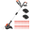 Cordless Strimmer 20V Bundle Grass Trimmer Kit Garden Electric Lawn Edger Cutter