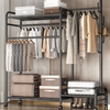 Heavy Duty Clothes Rail Rack Garment Dress Hanging Display Standing Bag Storage