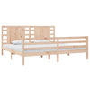 Bed Frame Solid Wood Pine 200x200 G0Z2