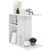 Side Table High Gloss White 50x30x50 cm Engineered Wood vidaXL