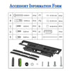 Full Motion TV Wall Bracket Mount For 32 40 43 46 49 50 55 58 60 65 70" Inch