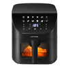 8L Air Fryer Mini Cooker Digital Air Fryer Roast Bake View Window Non Stick uk