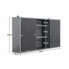 Wall Mounted Hanging Lockable Tool Garage Storage Cupboard Metal Chest Cabinet