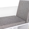 Kids Bookcase Storage Cushioned Reading Seat Shelving Unit Six Cubes Organiser