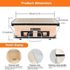 Portable Japanese BBQ Grill,Indoor/Outdoor Tabletop Charcoal BBQ w/Adjust Vent