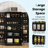kitchen Pantry Cabinet 120cm Food Pantry Cabinet with Doors & Adjustable Shelves