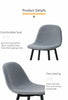 2X Bar Stools Fabric/Faux Leather Pub Chairs Breakfast Kitchen Metal Leg Modern