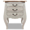 Bedside Cabinet Solid Reclaimed Wood 48x35x64 cm