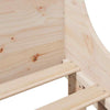 Bed Frame with Headboard 90x190 Solid Wood Pine F2W4