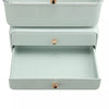 Extra Large Vanity Case Beauty Cosmetic Storage Box Makeup Holder w/ 2Drawers UK