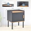 Modern Bedroom Cabinet End Table Compact Floor Side Table Bedside Nightstand
