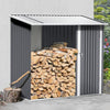 Galvanised Firewood Log Holder Wood Storage Rack Cabin LogStore Bike Garden Shed
